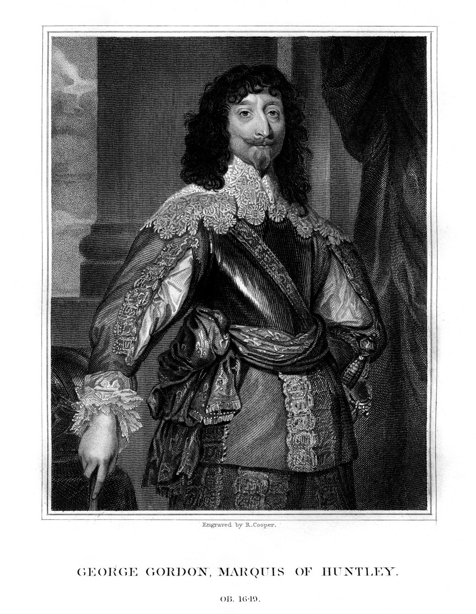 George Gordon, 2e marquis de Huntly, 1823 - R. Cooper