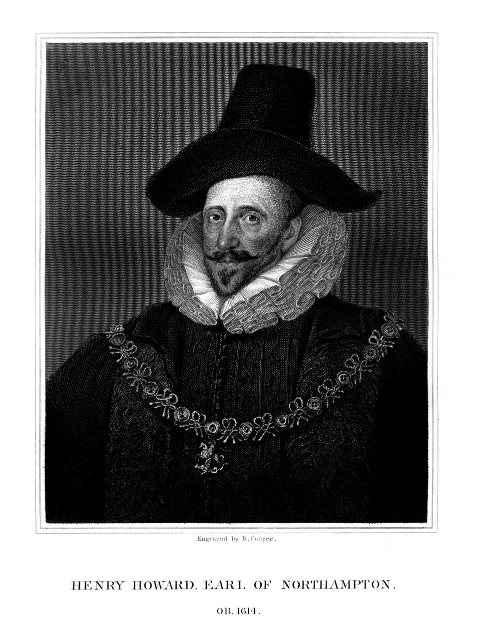 Henry Howard, 1er comte de Northampton, 1825 - R. Cooper