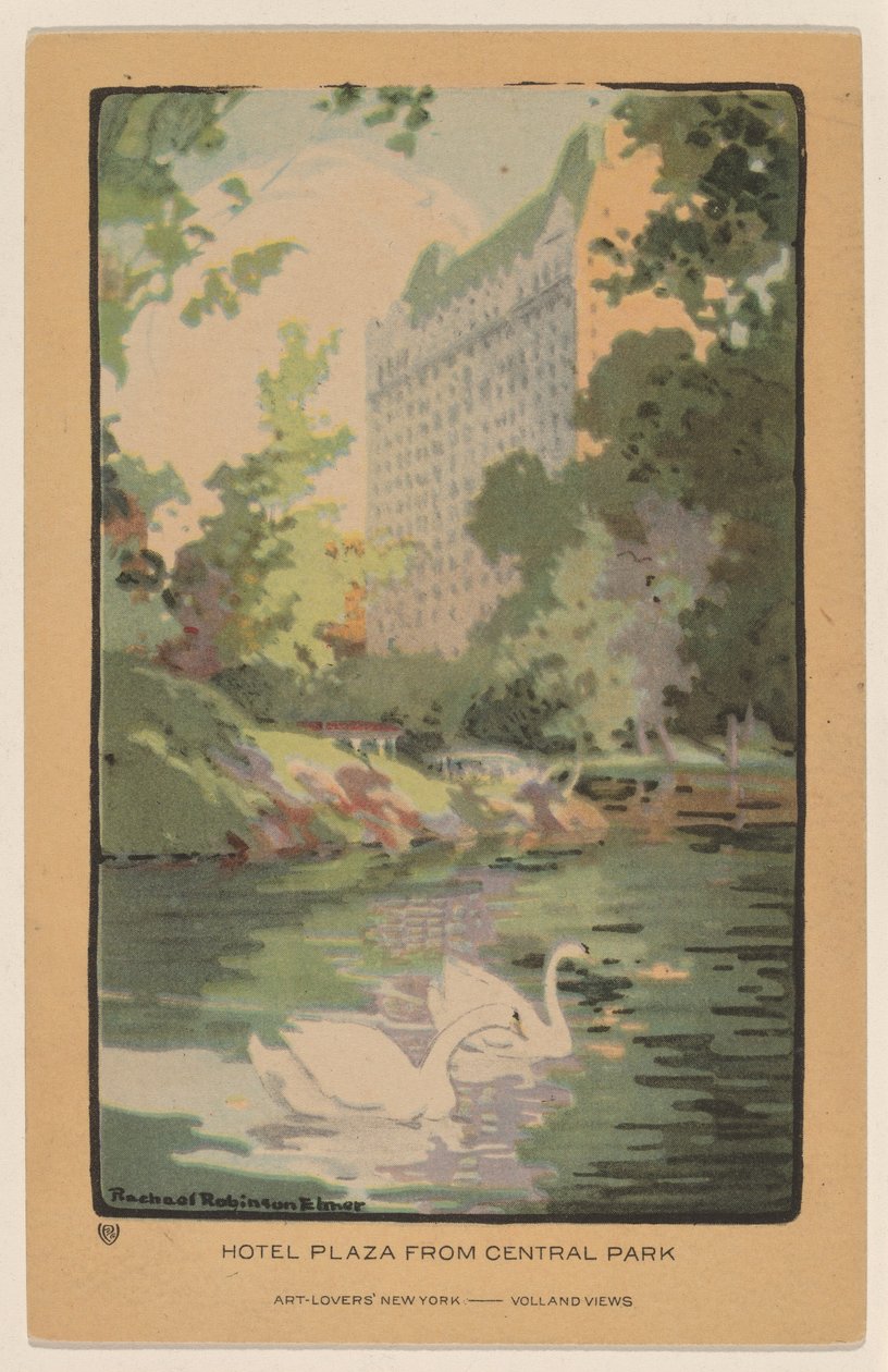 Hôtel Plaza depuis Central Park - Rachael Robinson Elmer
