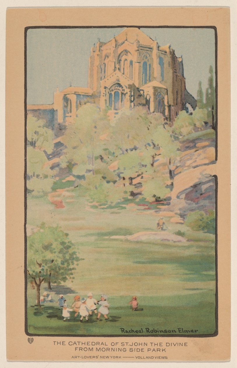 La Cathédrale Saint-Jean-le-Divin depuis Morningside Park - Rachael Robinson Elmer