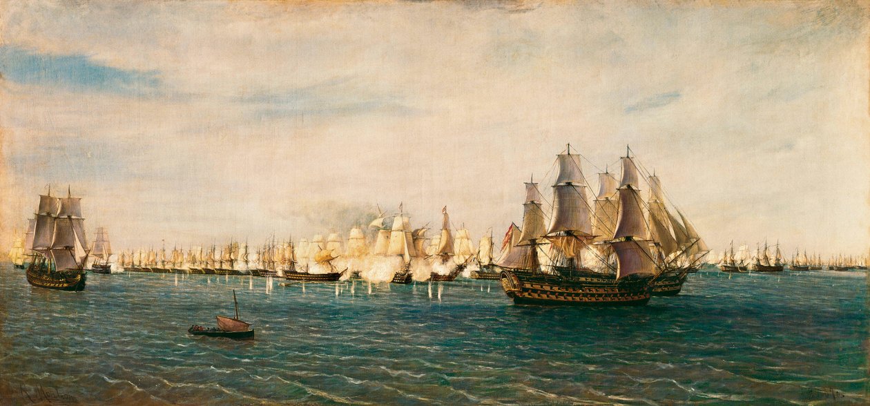 La bataille de Trafalgar, 21 octobre 1805 - Rafael Monleon y Torres