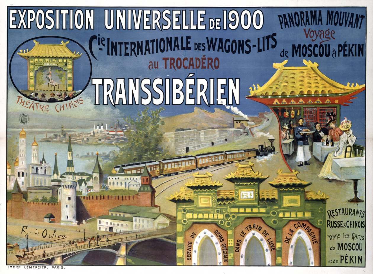 Exposition universelle 1900. Compagnie Internationale des Wagons-Lits, 1900 - Rafael de Ochoa y Madrazo