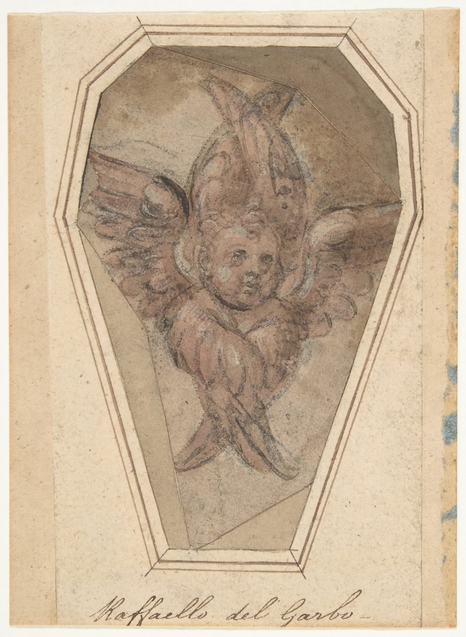Un séraphin, dessin pour une broderie, 1466-1524 - Raffaellino del Garbo