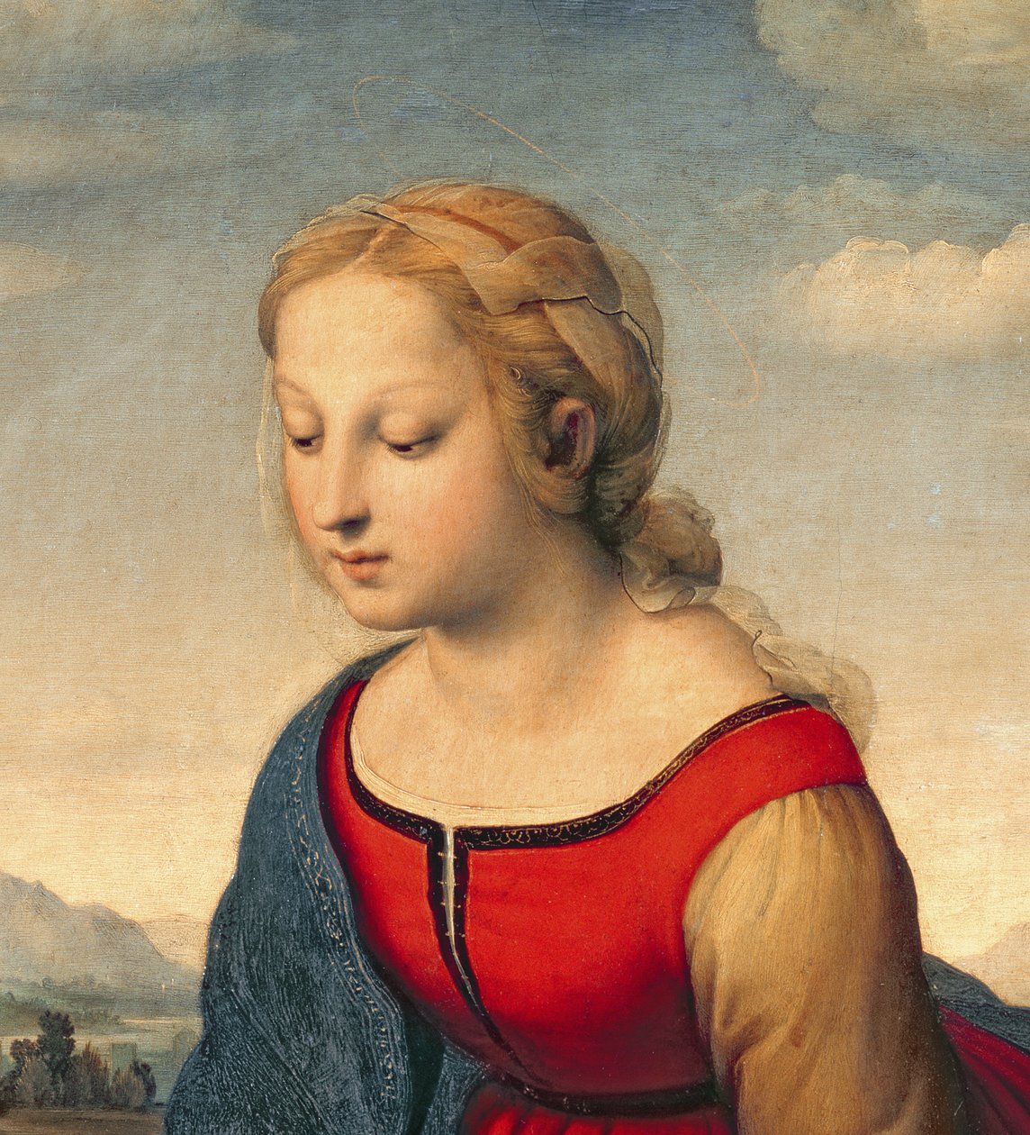 La Belle Jardinière, 1507 (détail) - Raffaello Sanzio Raphael