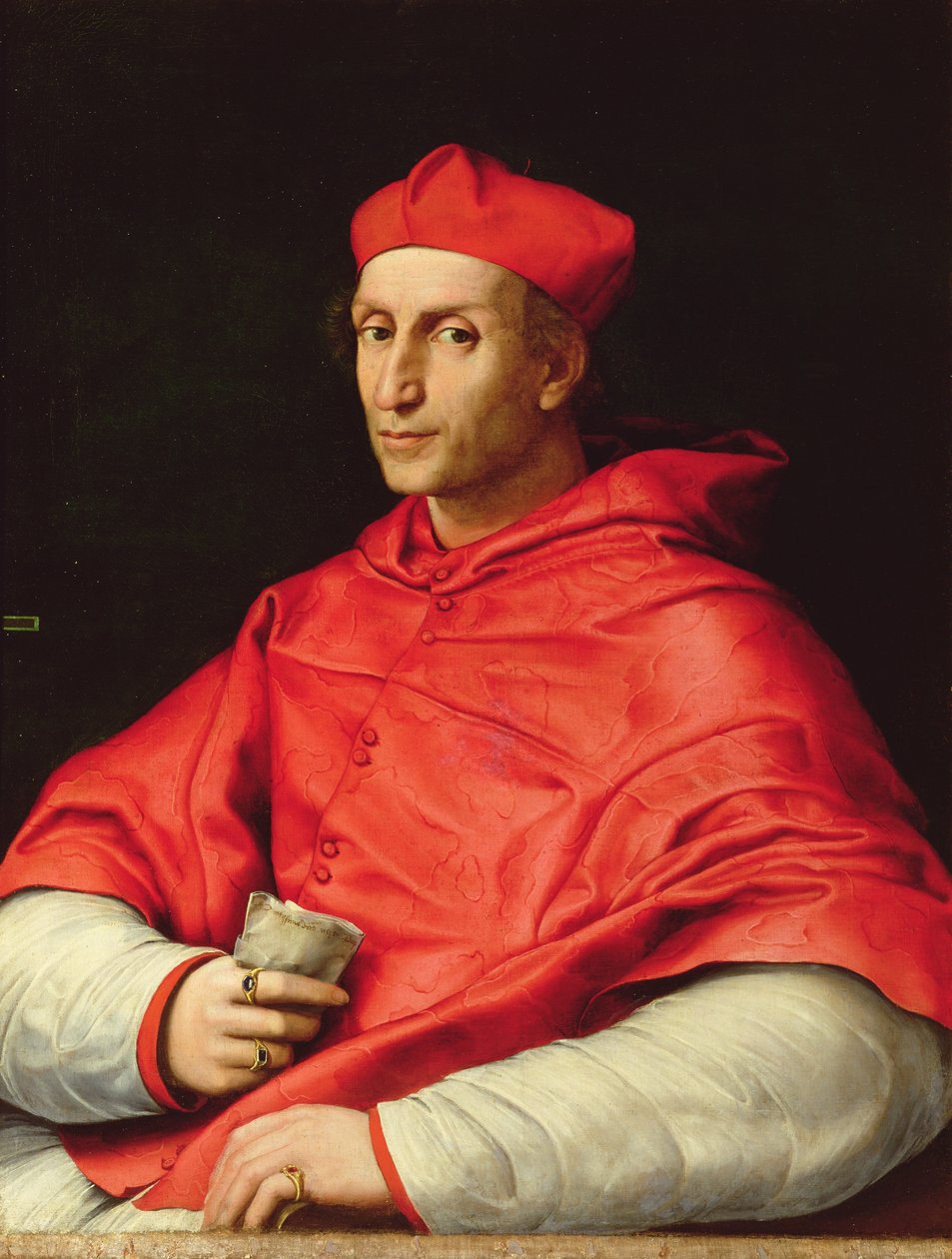 Portrait du cardinal Dovizzi de Bibbiena - Raffaello Sanzio Raphael