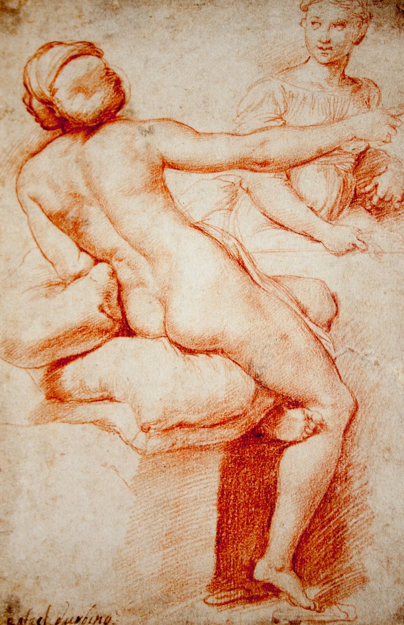Étude pour deux figures féminines - Raffaello Sanzio Raphael