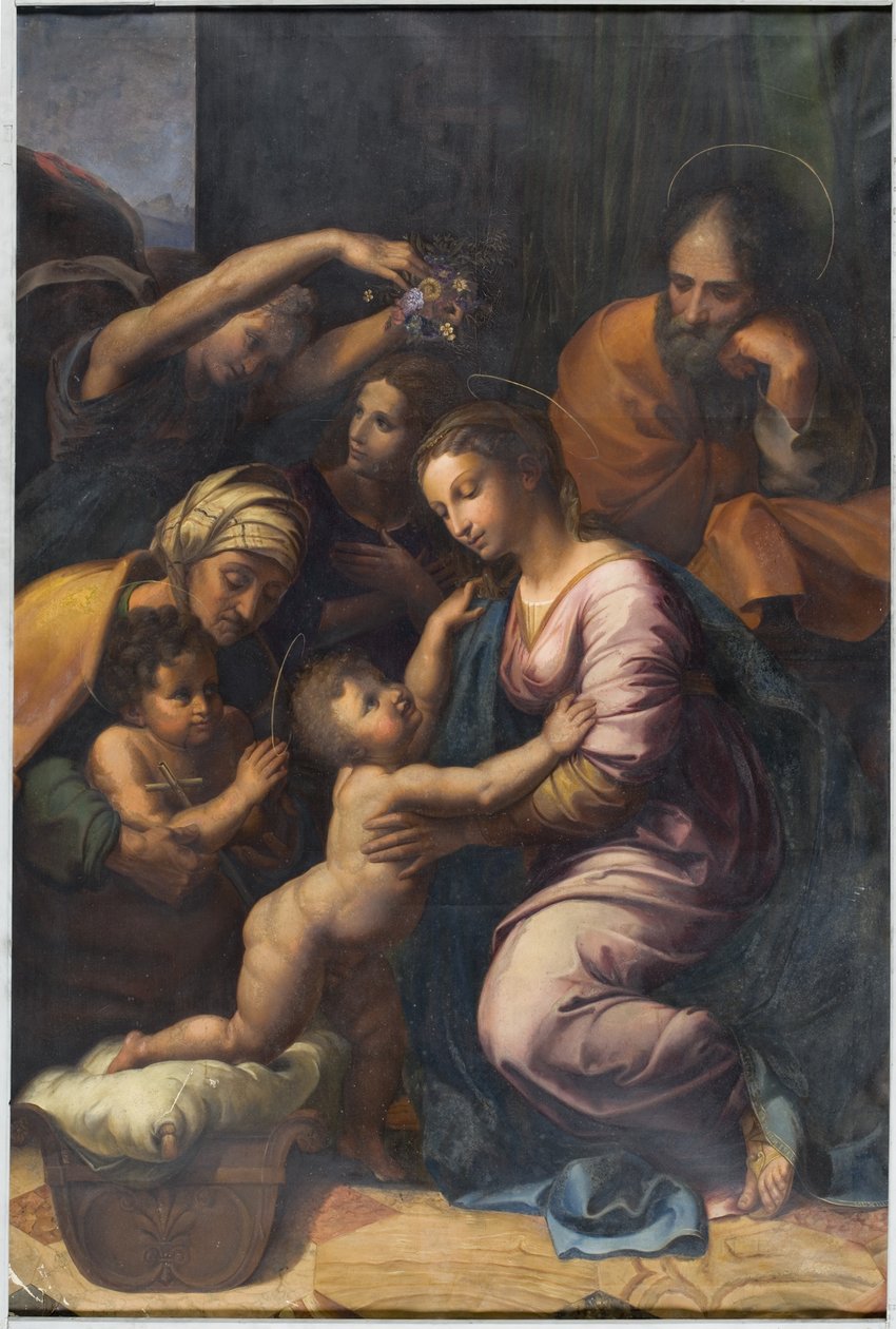 Sainte Famille de François Ier - Raffaello Sanzio Raphael