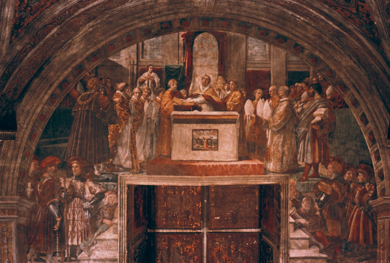 Justification de Léon III, 1514 - Raffaello Sanzio Raphael