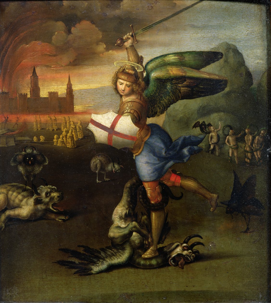 Saint Michel, c.1503-05 - Raffaello Sanzio Raphael