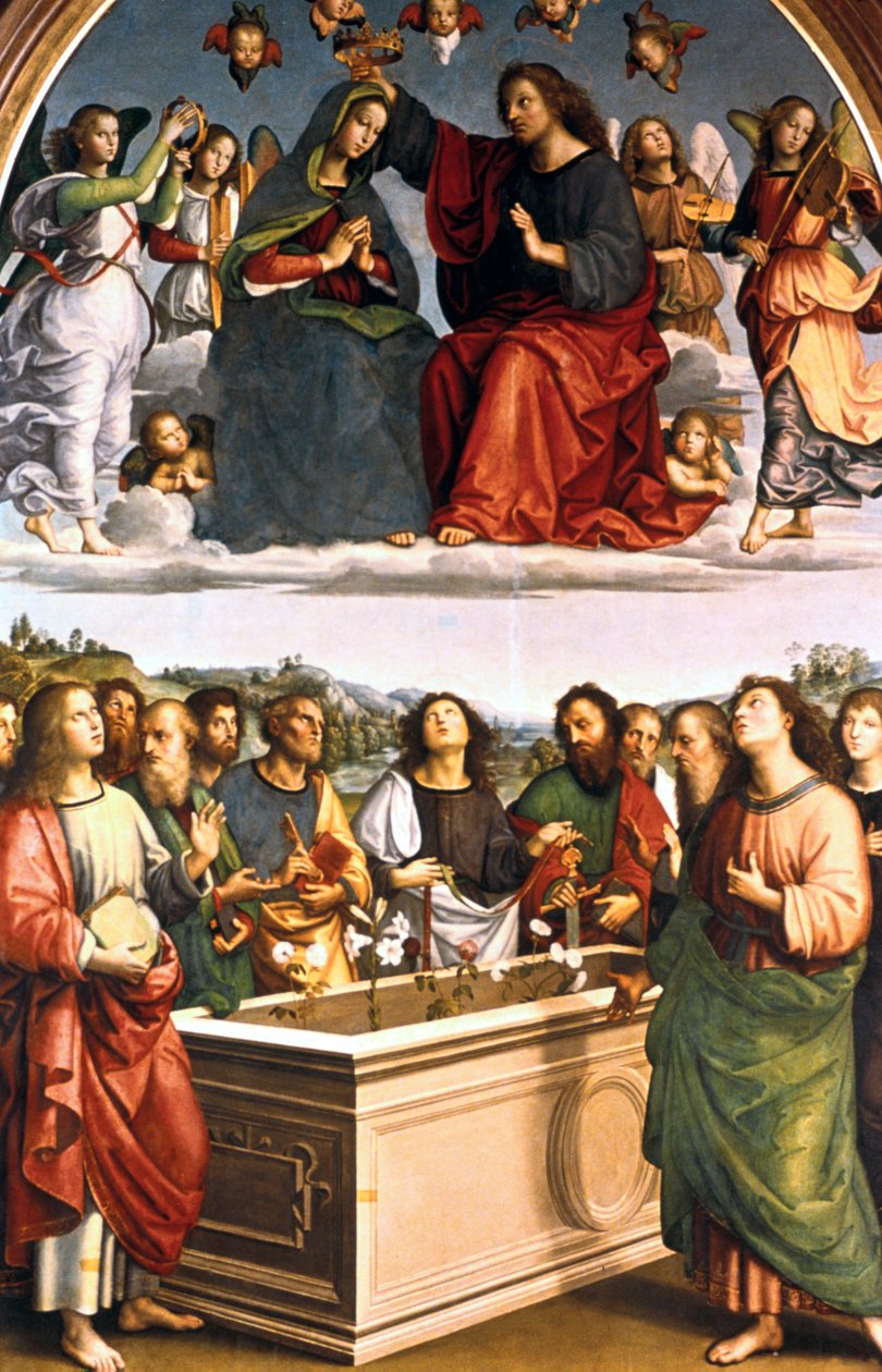 Couronnement de la Vierge, Autel Oddi, 1502-1503 - Raffaello Sanzio Raphael