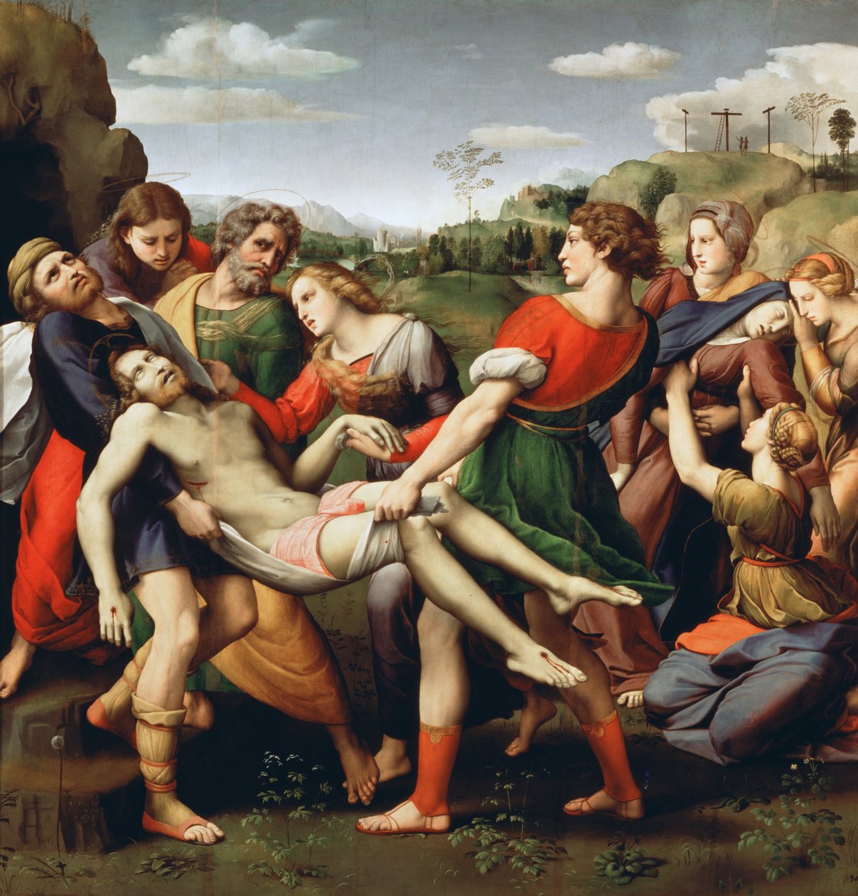 La Déposition, 1507 - Raffaello Sanzio Raphael