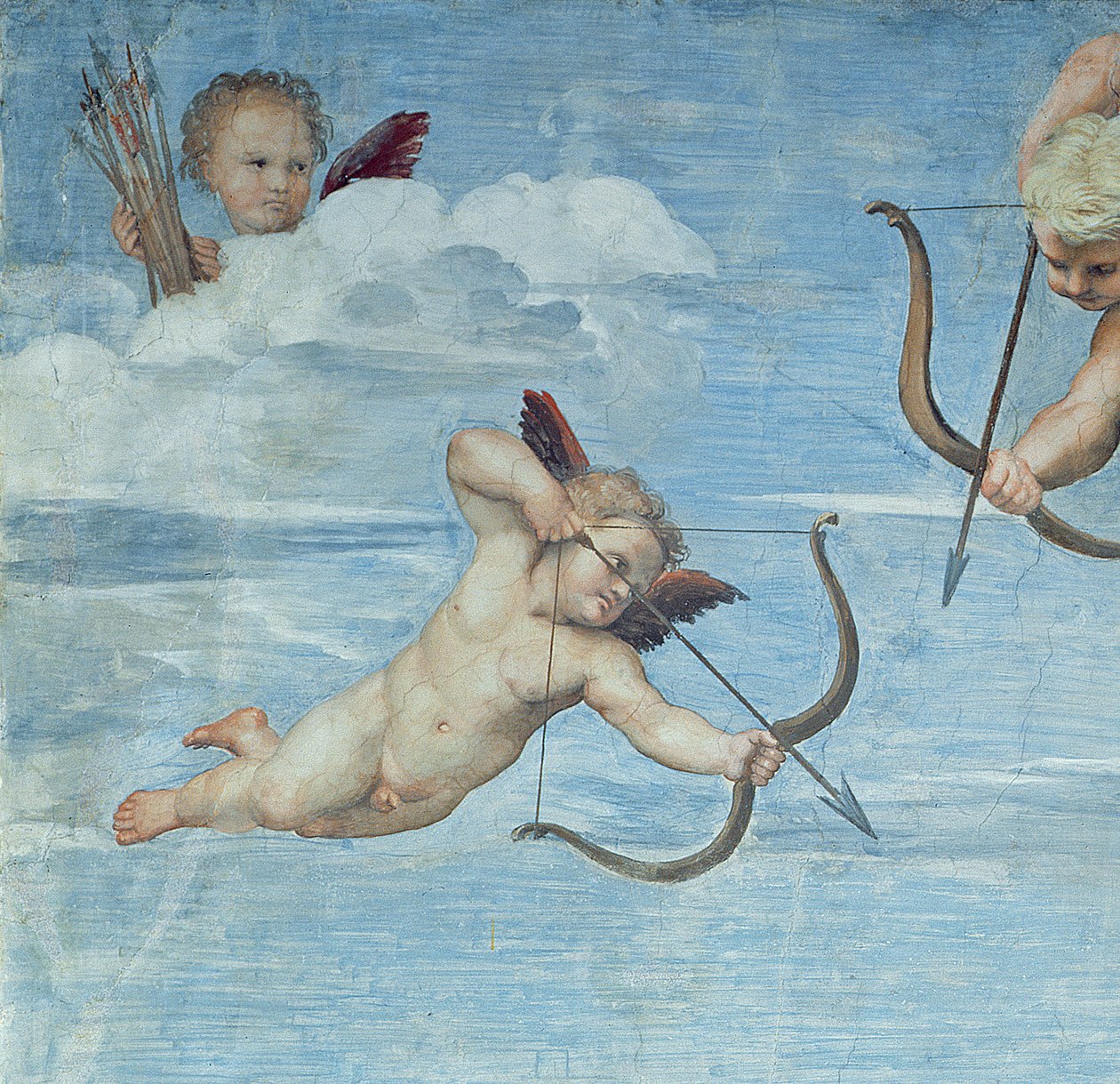 Le Triomphe de Galatée, 1512-14 (détail) - Raffaello Sanzio Raphael