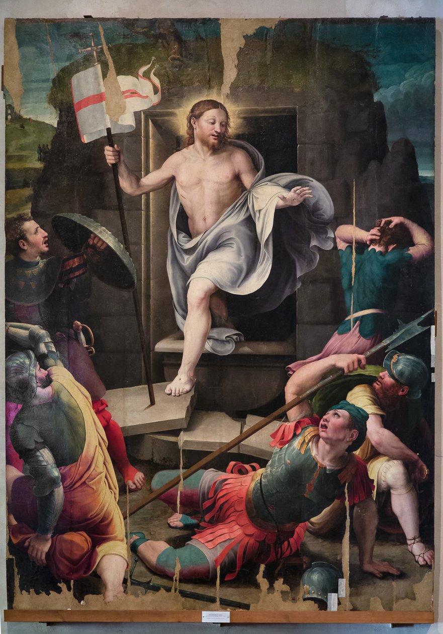 Résurrection du Christ, di Raffaellino del Colle - Raffaello dal Colle