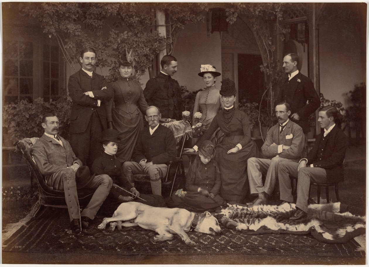 Son Éminence, commandant en chef et sa suite, Shimla - Raja Deen Dayal