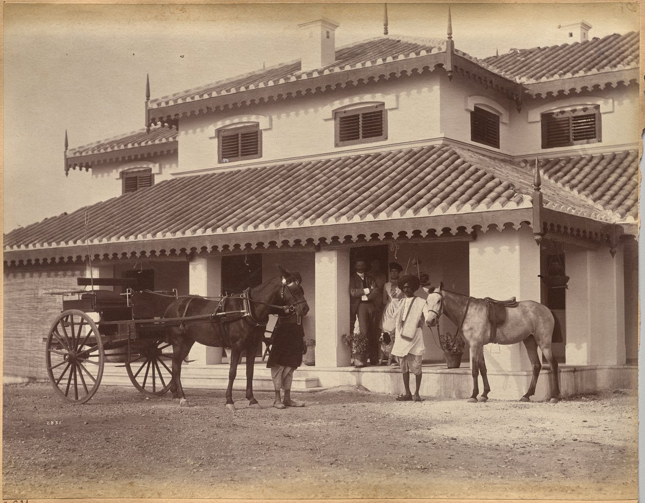 M. MacNull, Jhansi (verso) - Raja Deen Dayal