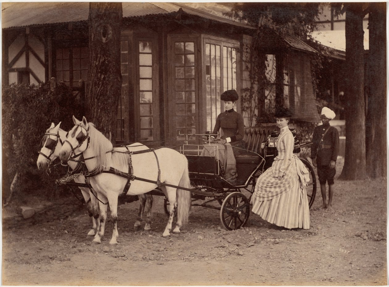 Madame et mademoiselle Lyall, Shimla - Raja Deen Dayal