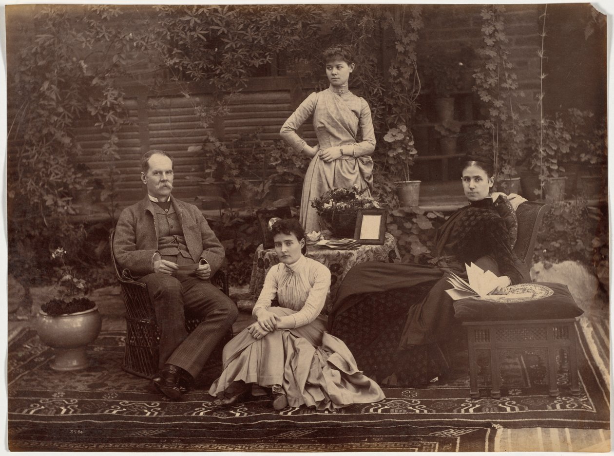 Sir Auckland Colvin et sa famille, Shimla - Raja Deen Dayal