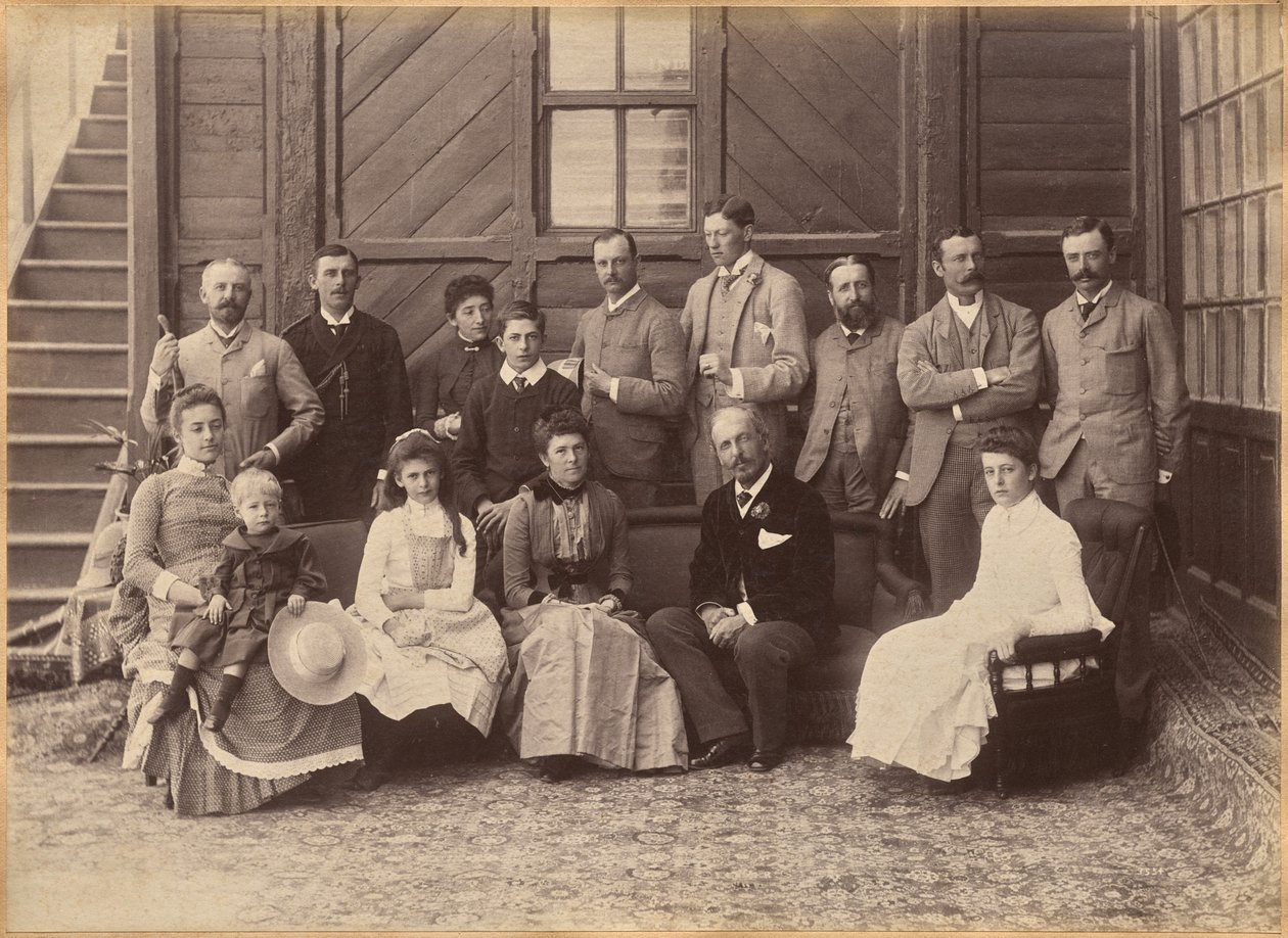 Réception vice-royale à Shimla, verso - Raja Deen Dayal