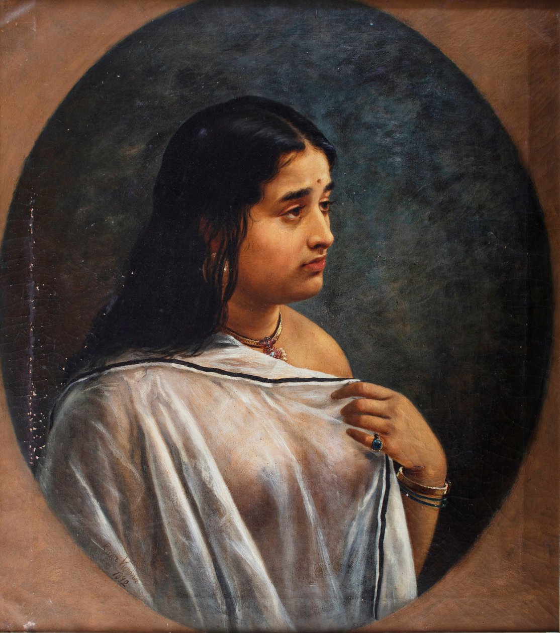 Malayali Lady, de Raja Ravi Varma - Raja Ravi Varma