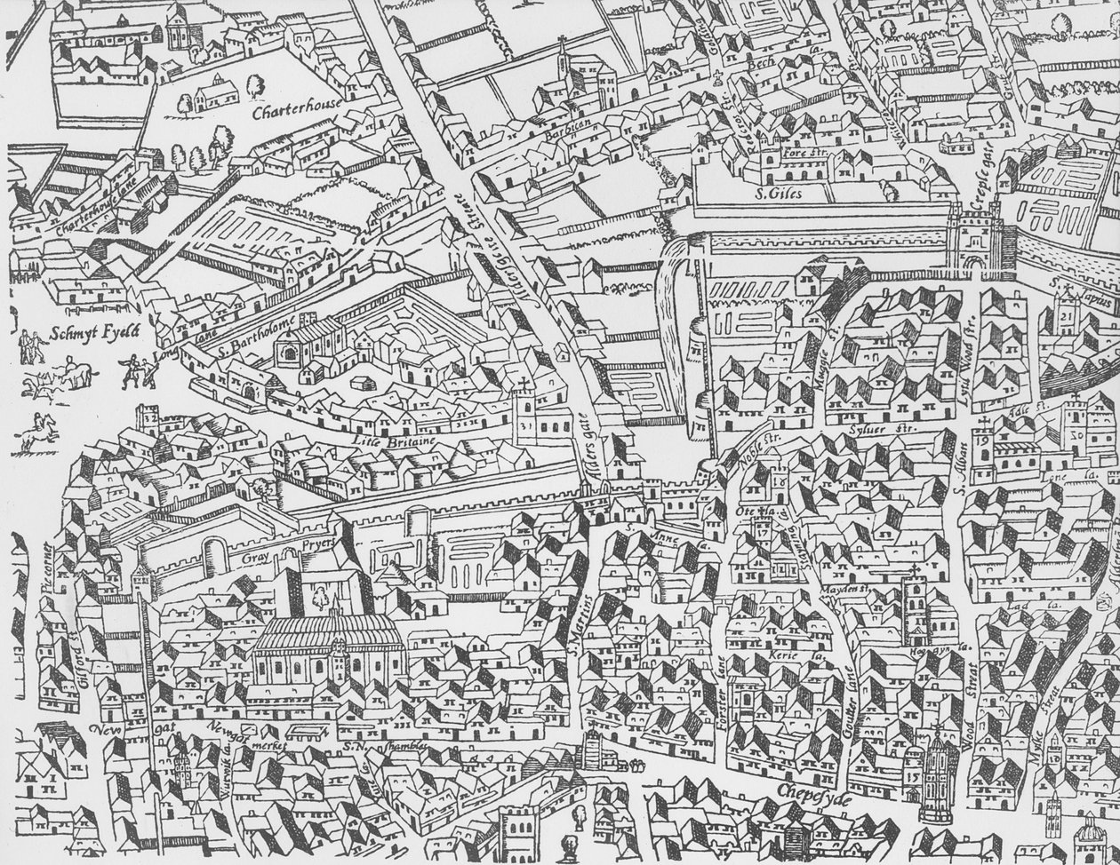 Détail du mur de Londres à l