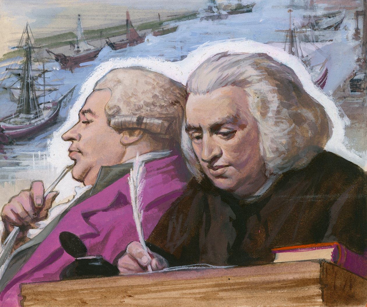Dr Johnson et Boswell lors de leur voyage dans les îles occidentales - Ralph Bruce