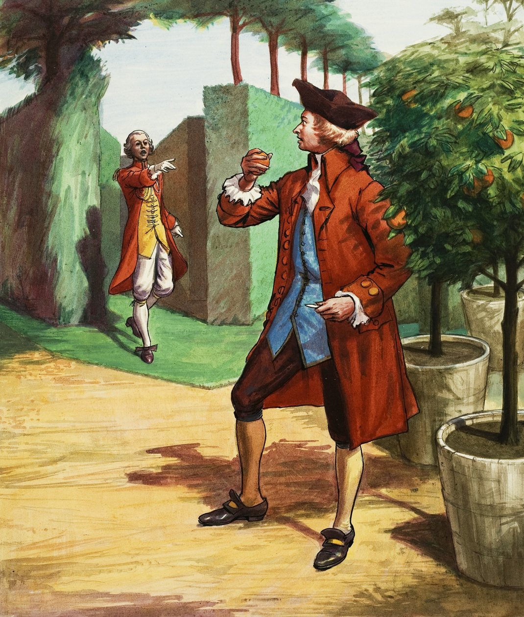 Mozart mangeant une orange. - Ralph Bruce