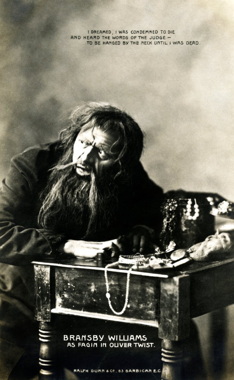 Bransby Williams 1870-1961, acteur britannique, début du XXe siècle - Ralph Dunn and Co.