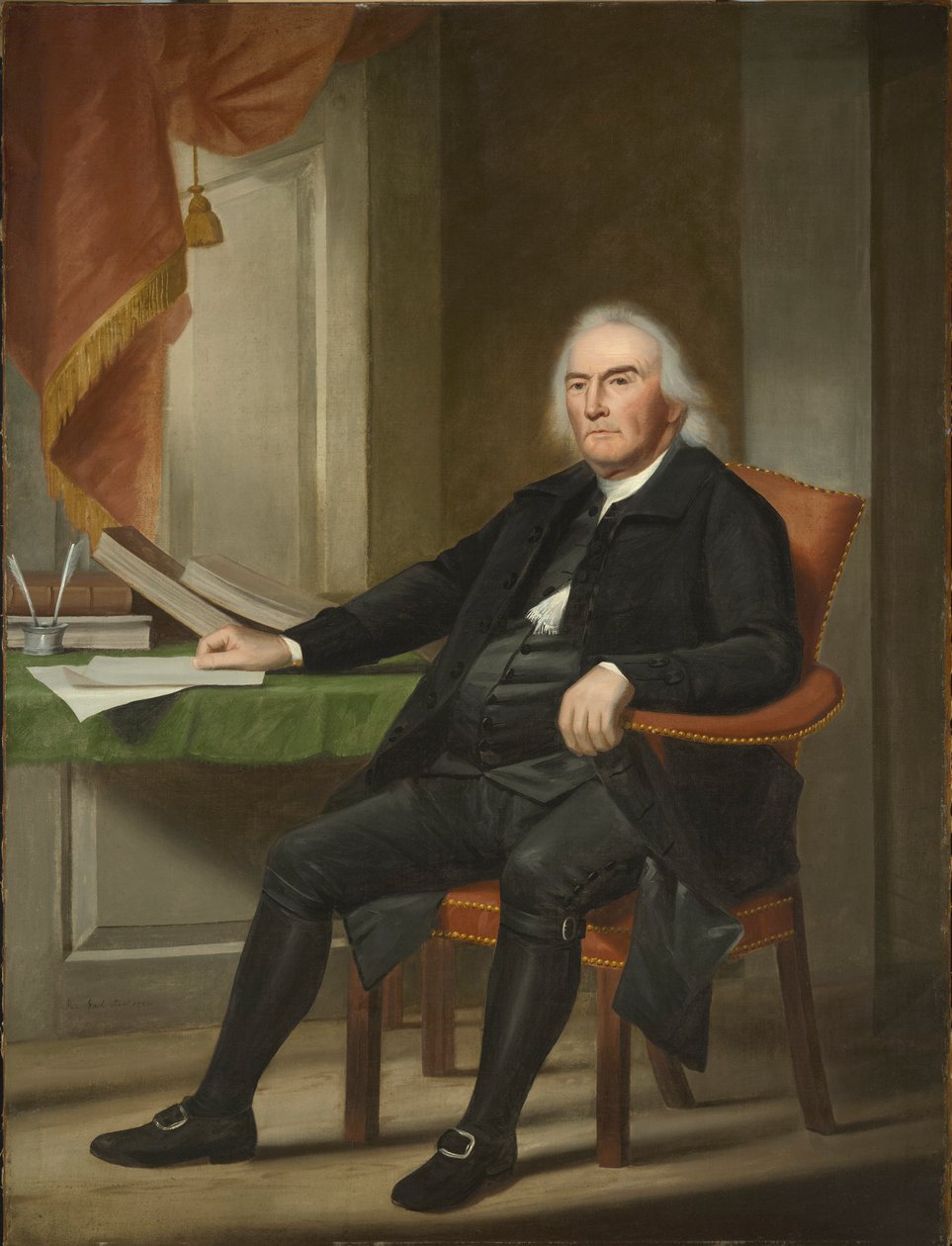 Abraham Davenport (1715/16-1789), B.A. 1732, M.A. 1735 - Ralph Earl