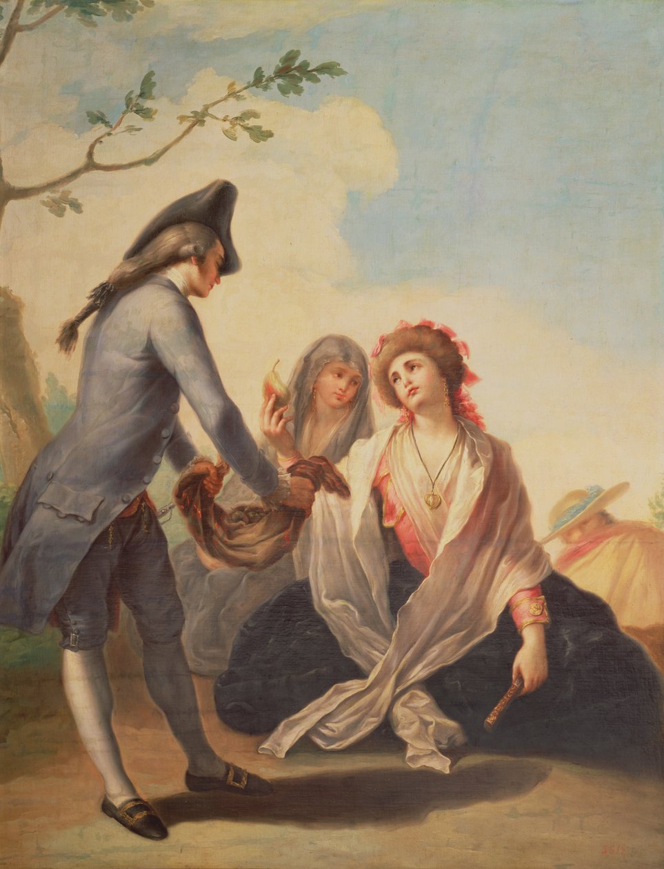 Un cadeau de campagne, c.1778 - Ramon Bayeu y Subias