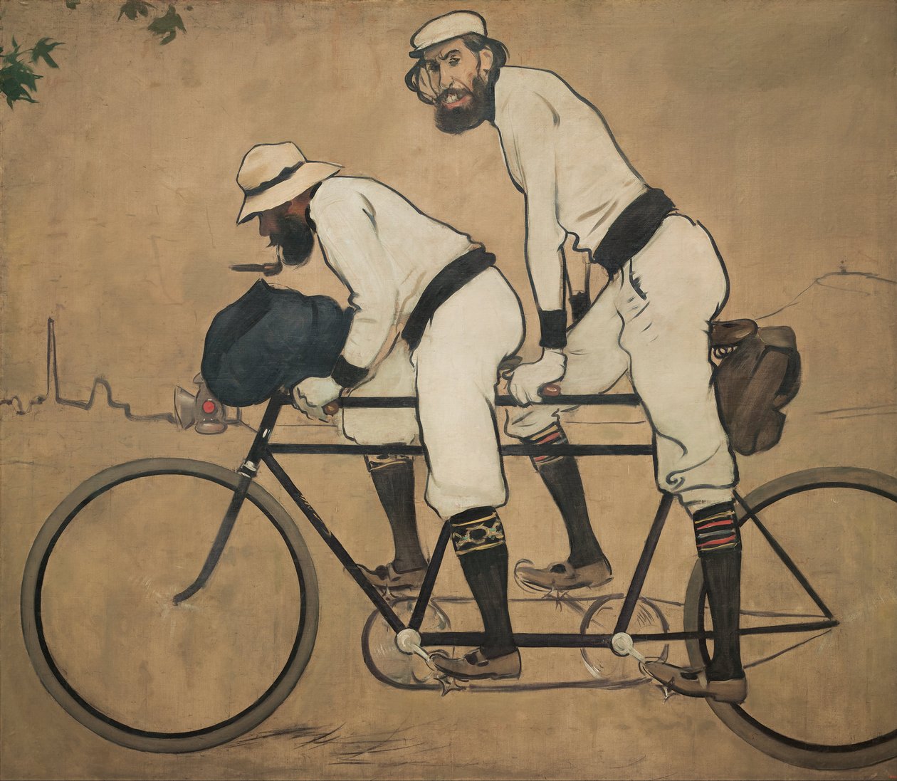 Ramon Casas et Pere Romeu en tandem - Ramon Casas i Carbo