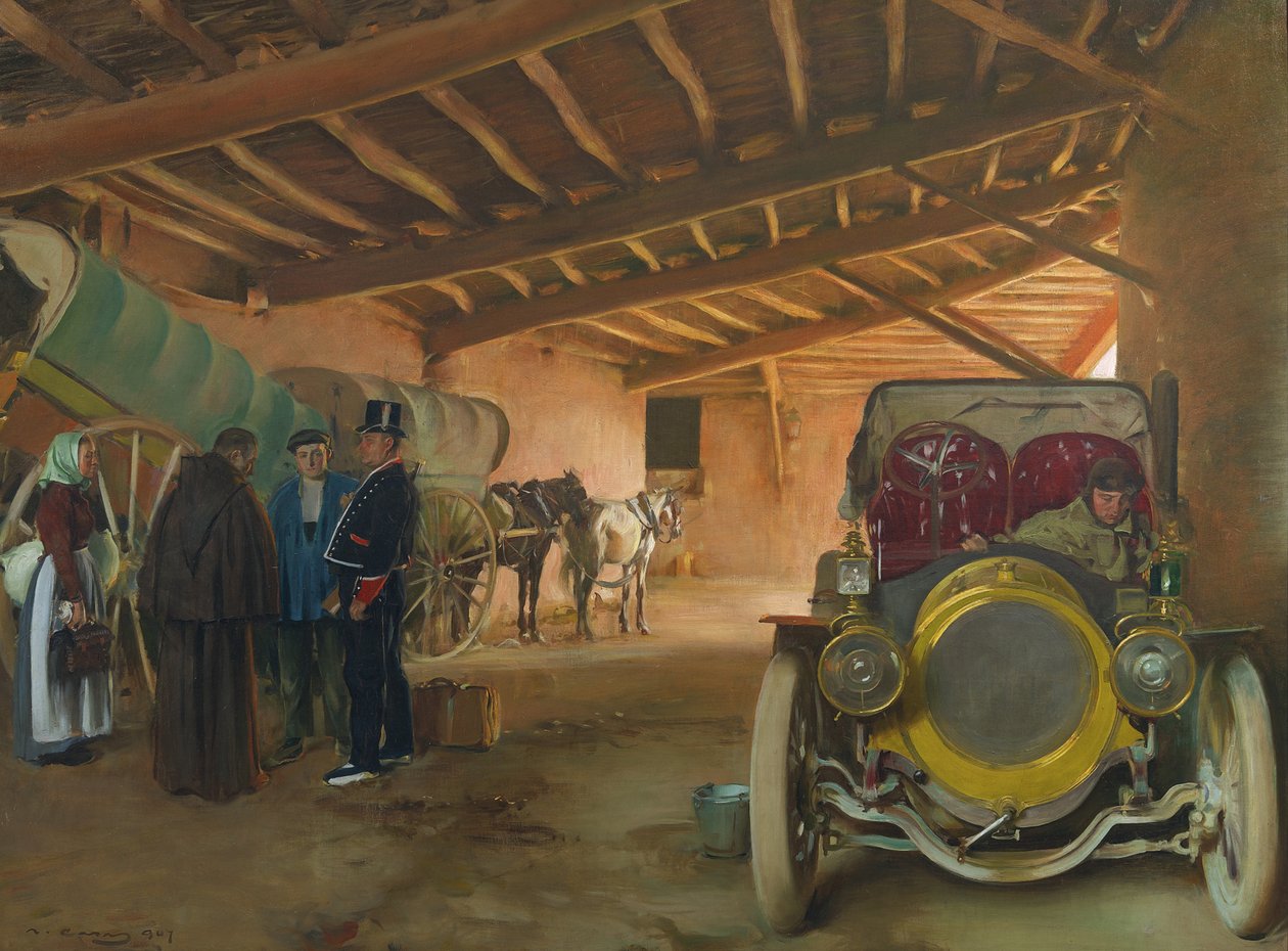 La remise - Ramon Casas i Carbo