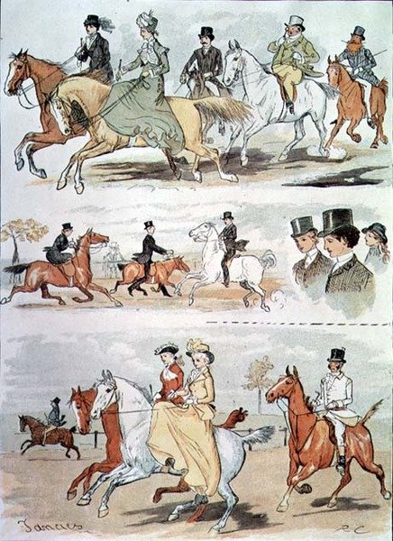 Balade matinale - Randolph Caldecott