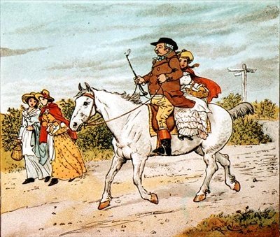 Un fermier trottait sur sa jument grise - Randolph Caldecott