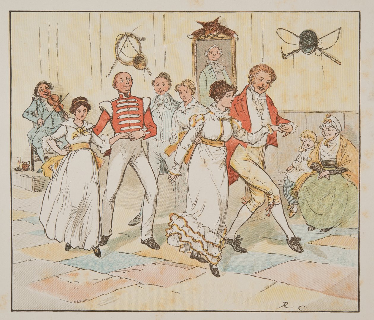 Le soldat et sa mariée, du livre d