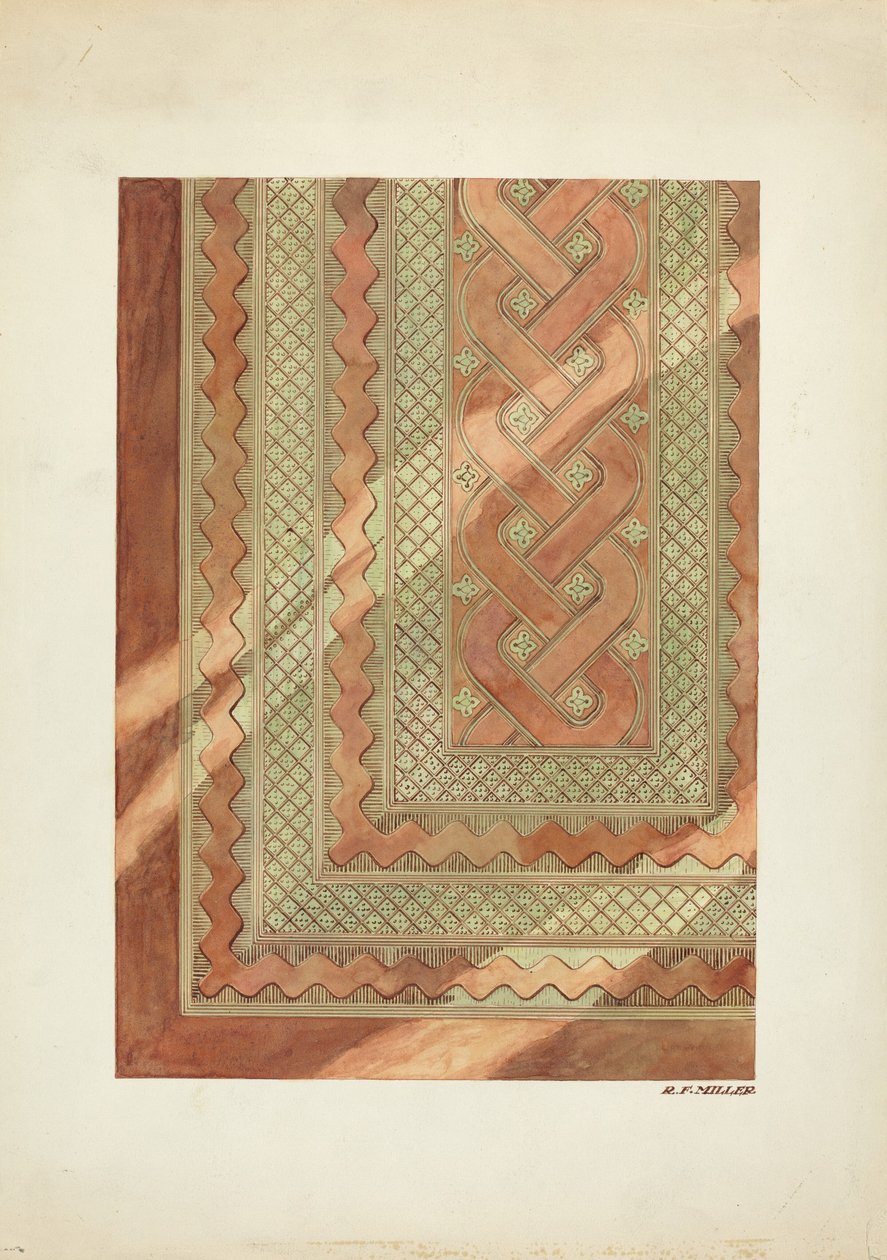 Siège en cuir dans le confessionnal (détail) - Randolph F. Miller