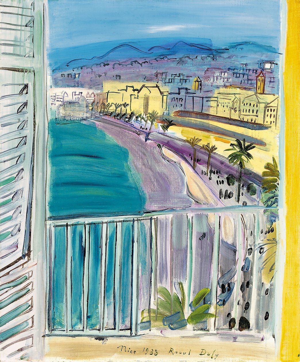 La fenêtre à Nice - Raoul Dufy