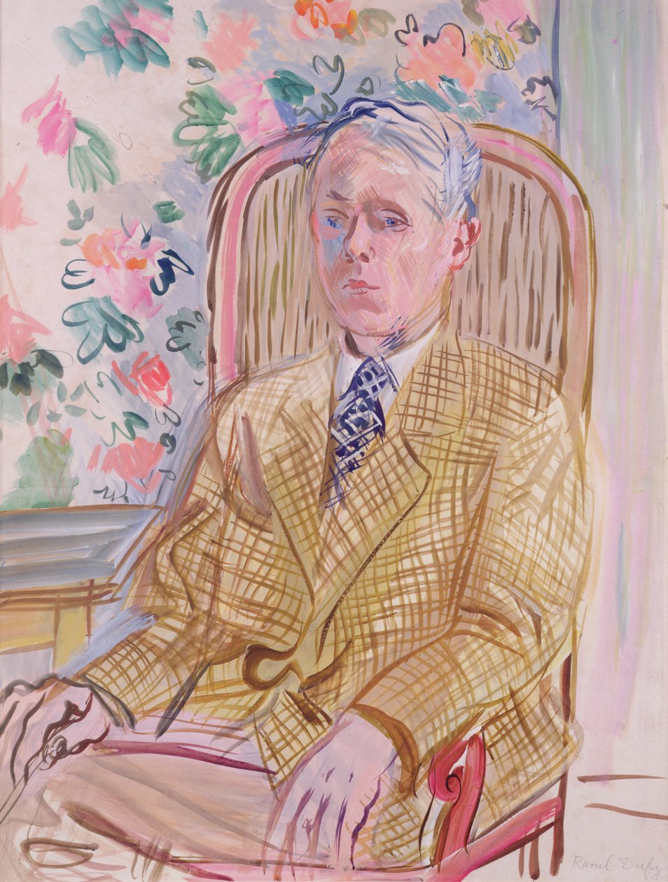 Autoportrait (aquarelle sur papier) - Raoul Dufy
