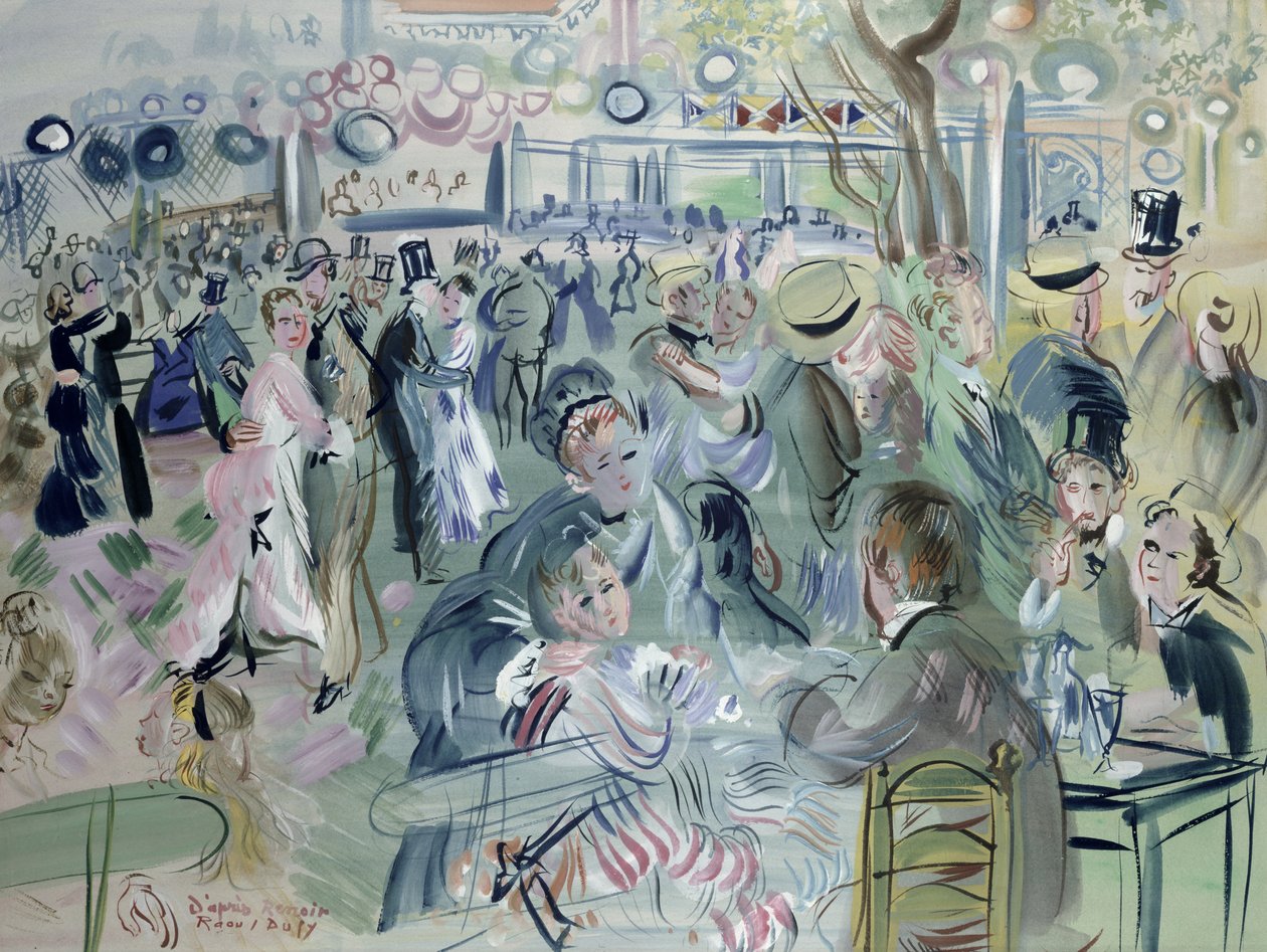 The Moulin de la Galette - Raoul Dufy
