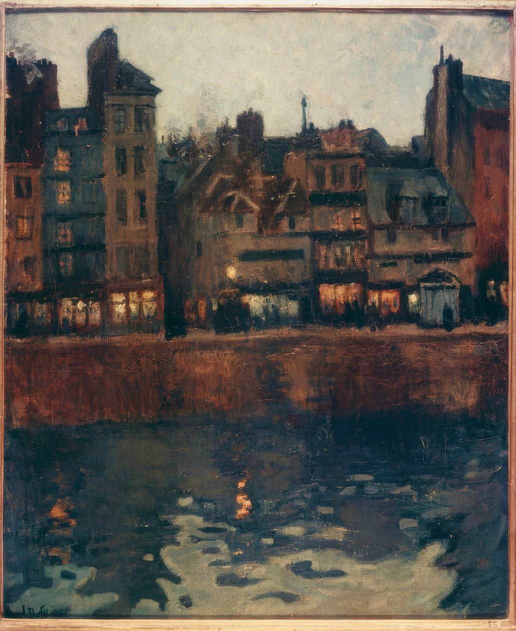Le port du Havre au crépuscule - Raoul Dufy