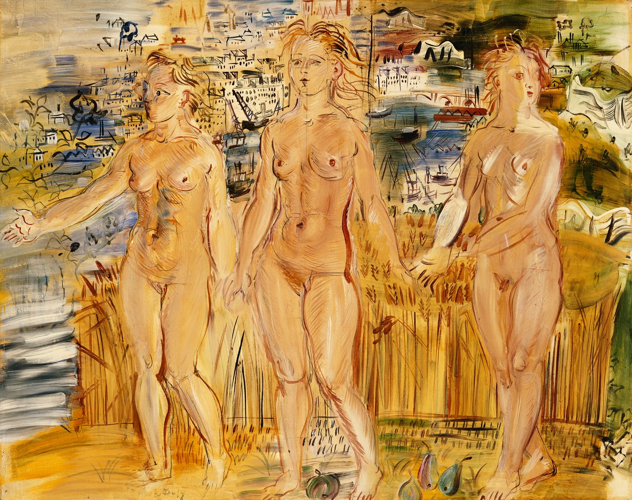 Les Trois Graces ; The Three Graces - Raoul Dufy