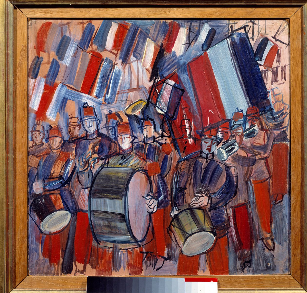 La fanfare, 14 juillet, défilé militaire - Raoul Dufy