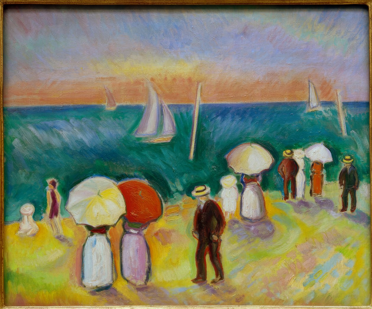 La plage de Sainte-Adresse - Raoul Dufy