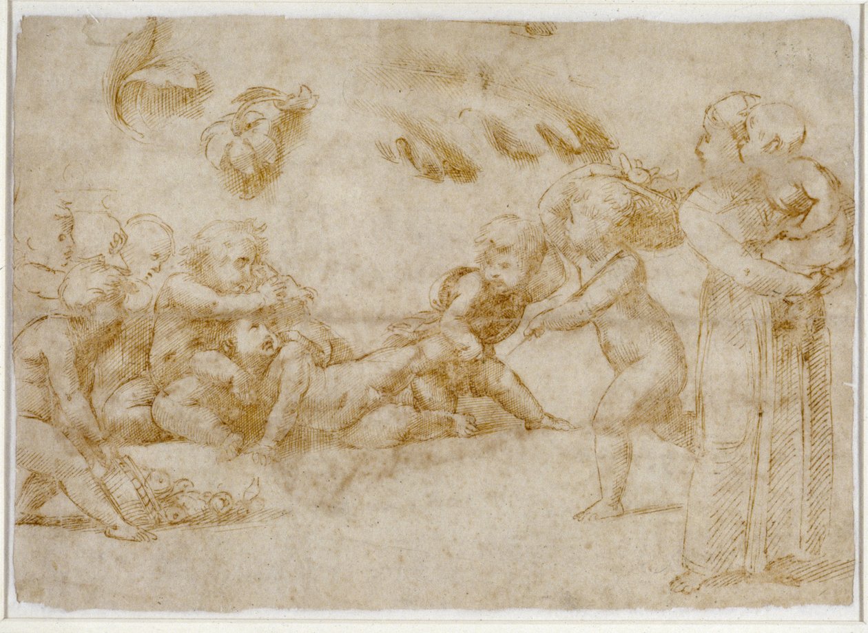 Amorini en jeu - Raffaello Sanzio Raphael