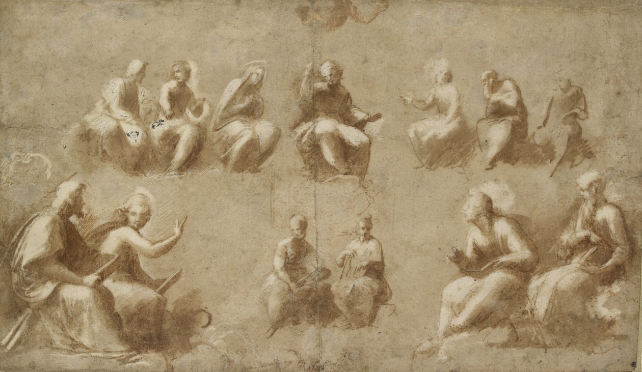 Le Christ et les saints en gloire | Raffaello Sanzio Raphael