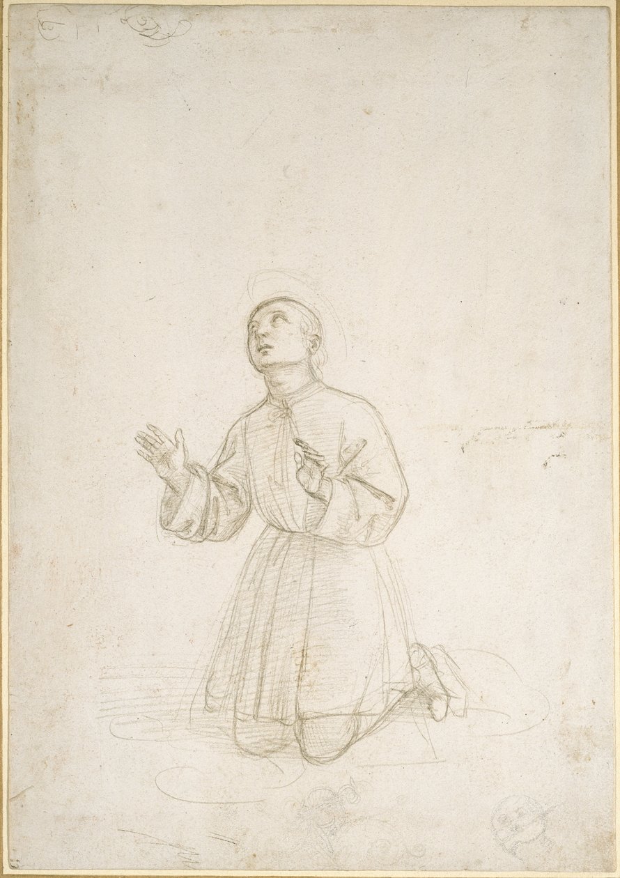 Figure agenouillée d