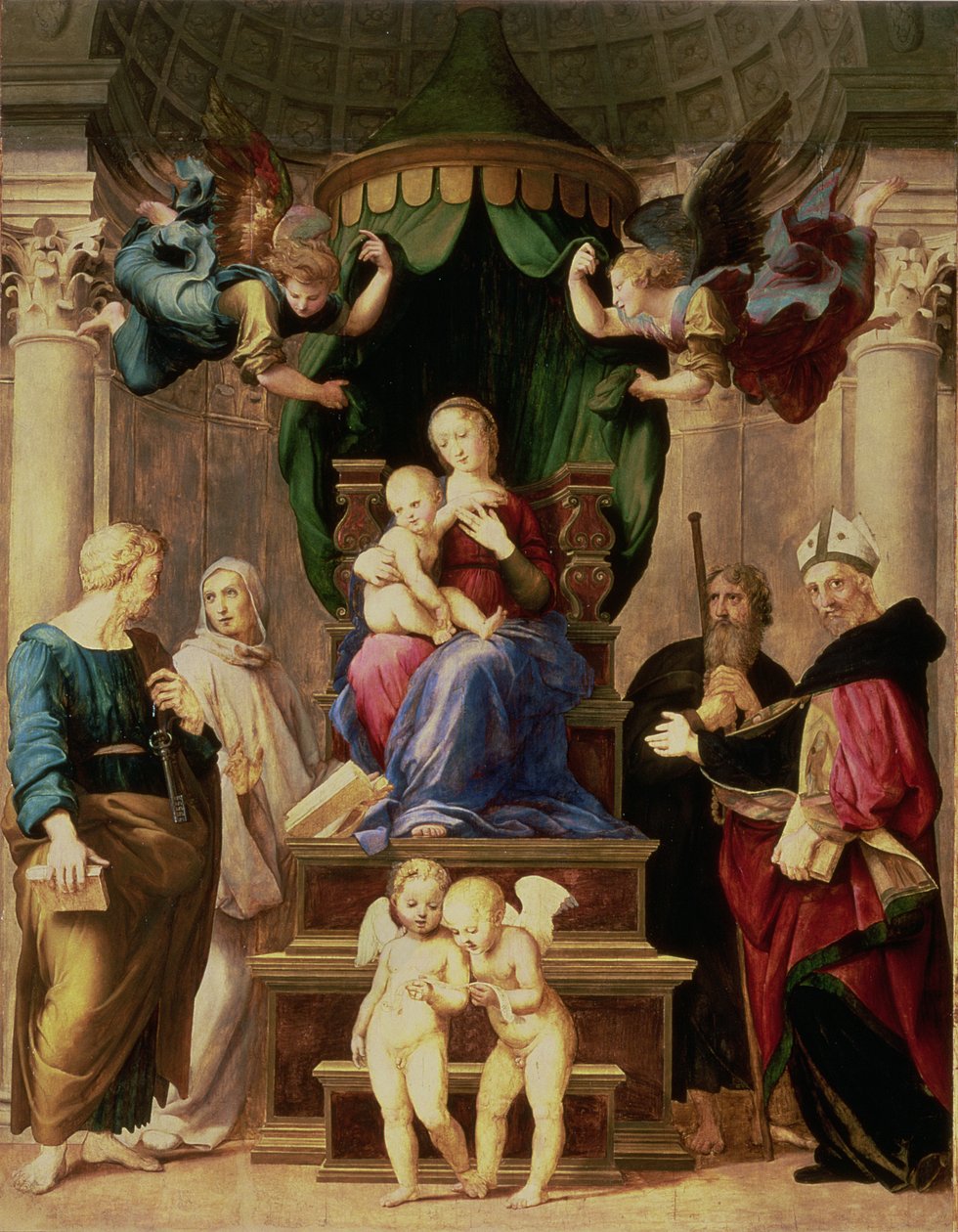 Madone du Baldacchino - Raffaello Sanzio Raphael