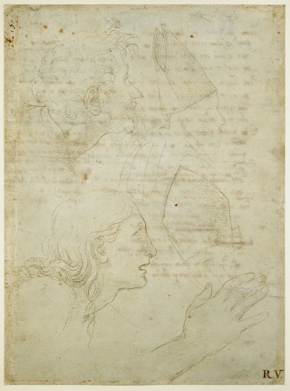 Recto : Études d