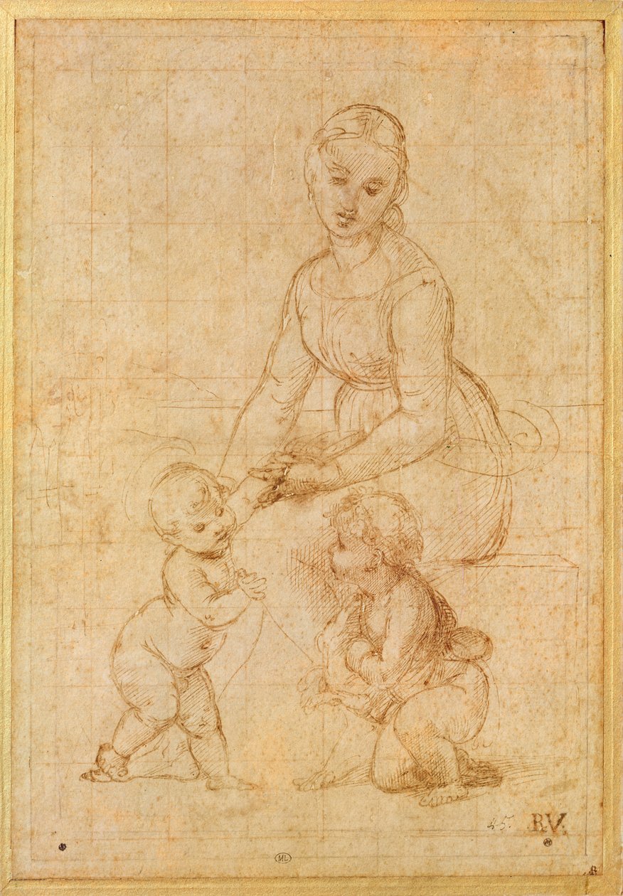 Étude de la Vierge pour 