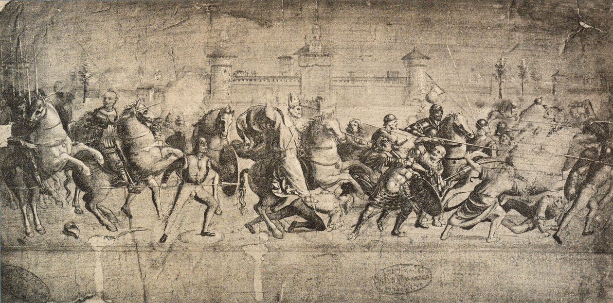 Cavaliers en combat - Raffaello Sanzio Raphael