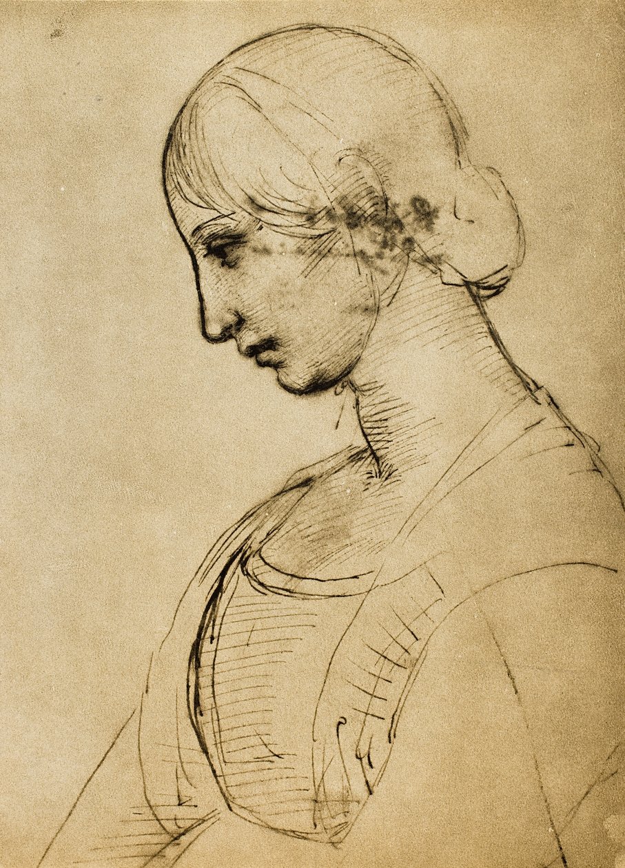 Étude pour une Madeleine - Raffaello Sanzio Raphael